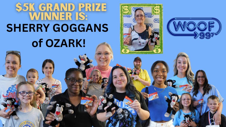 WOOF FM giveaway winners